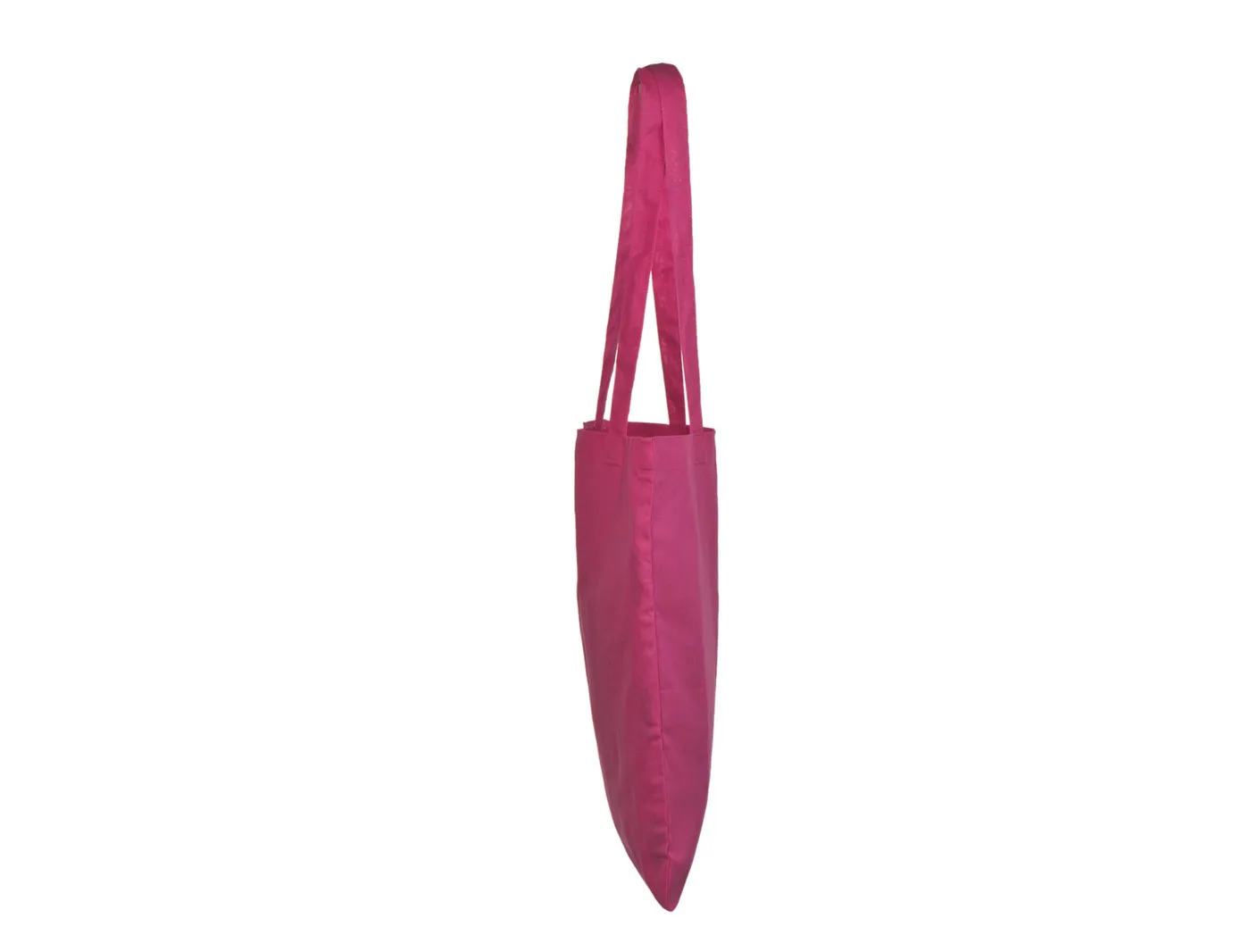 Bomullsnett, 140 g/m², sett fra siden – magenta