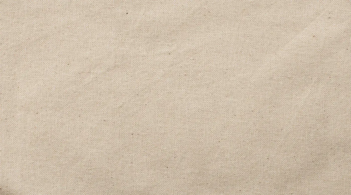 Bomullsnett, 140 g/m², nærbilde av stoffet – natur