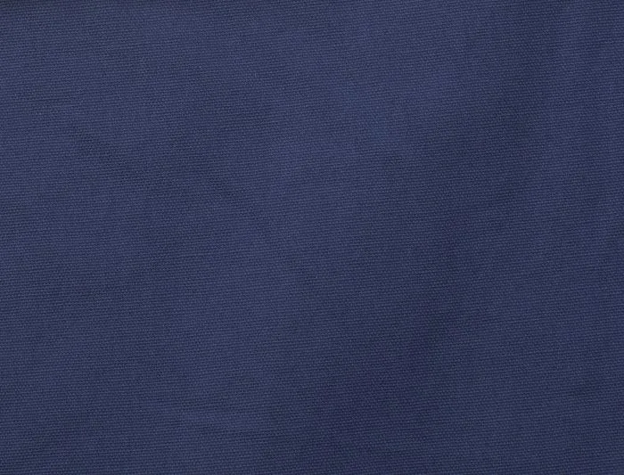 Bomullsnett med fals, 220 g/m², nærbilde av stoffet – kongeblått