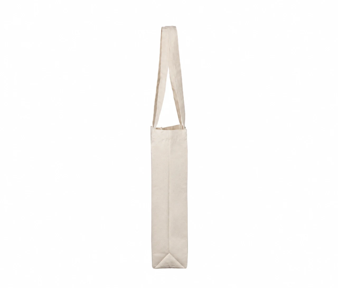 Bomullsnett, 35 × 35 cm, sett fra siden – natur