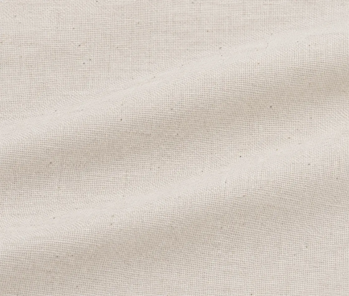 Bomullsnett, 35 × 35 cm, nærbilde av stoffstrukturen – natur