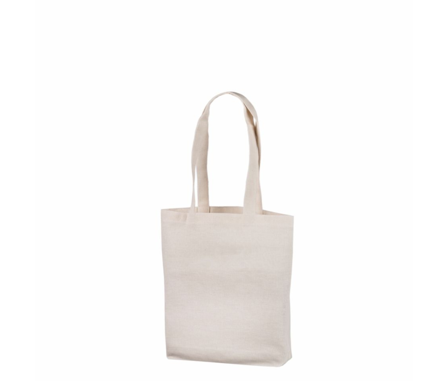 Bomullsnett, 35 × 35 cm, uten trykk, sett forfra – natur