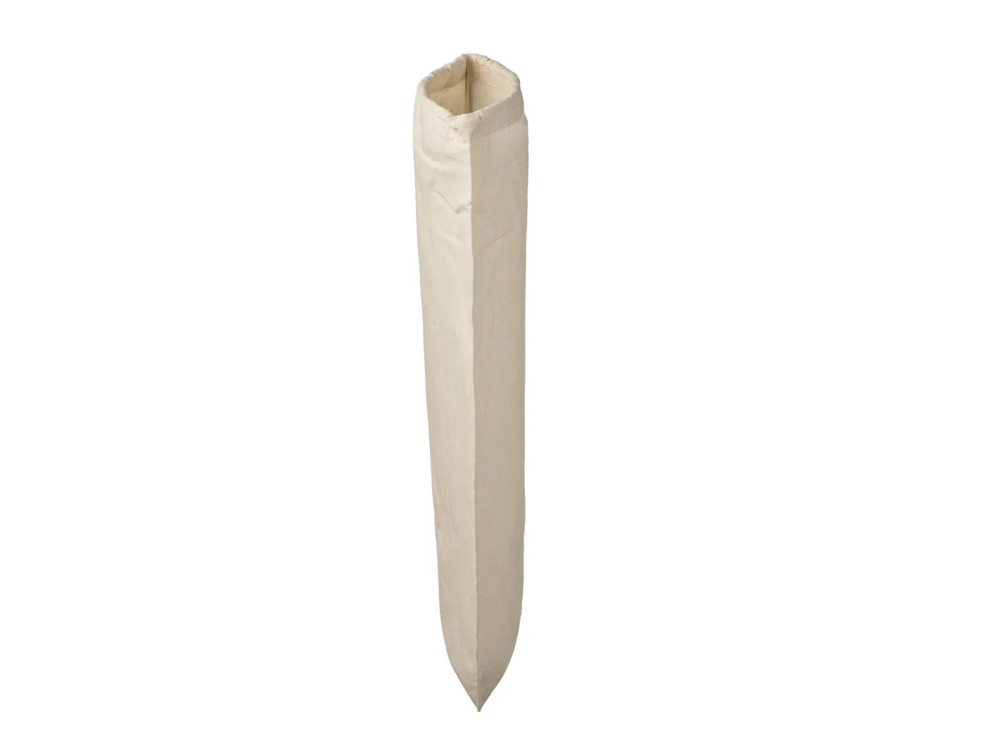 Bomullspose, 30 × 45 cm, sett fra siden – natur