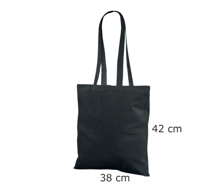 Grått handlenett av bomull Mål: 38 × 42 cm