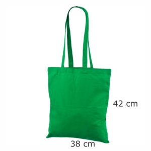 Grått handlenett av bomull Mål: 38 × 42 cm