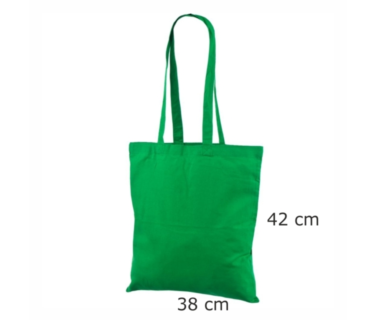 Grått handlenett av bomull Mål: 38 × 42 cm