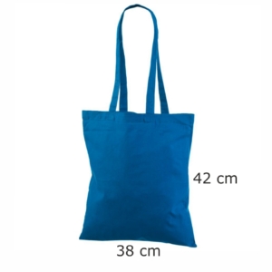 Grått handlenett av bomull Mål: 38 × 42 cm